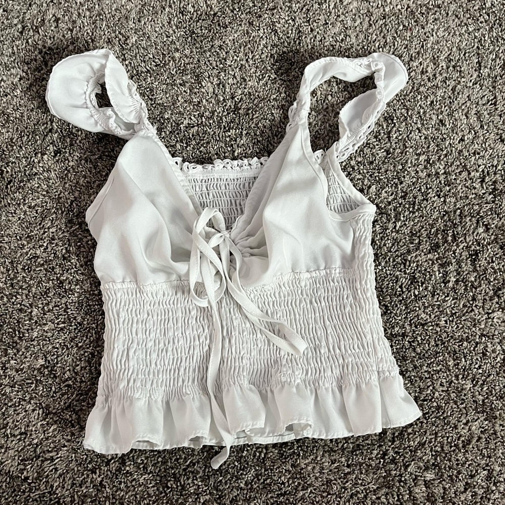 Elegant White Women's Top